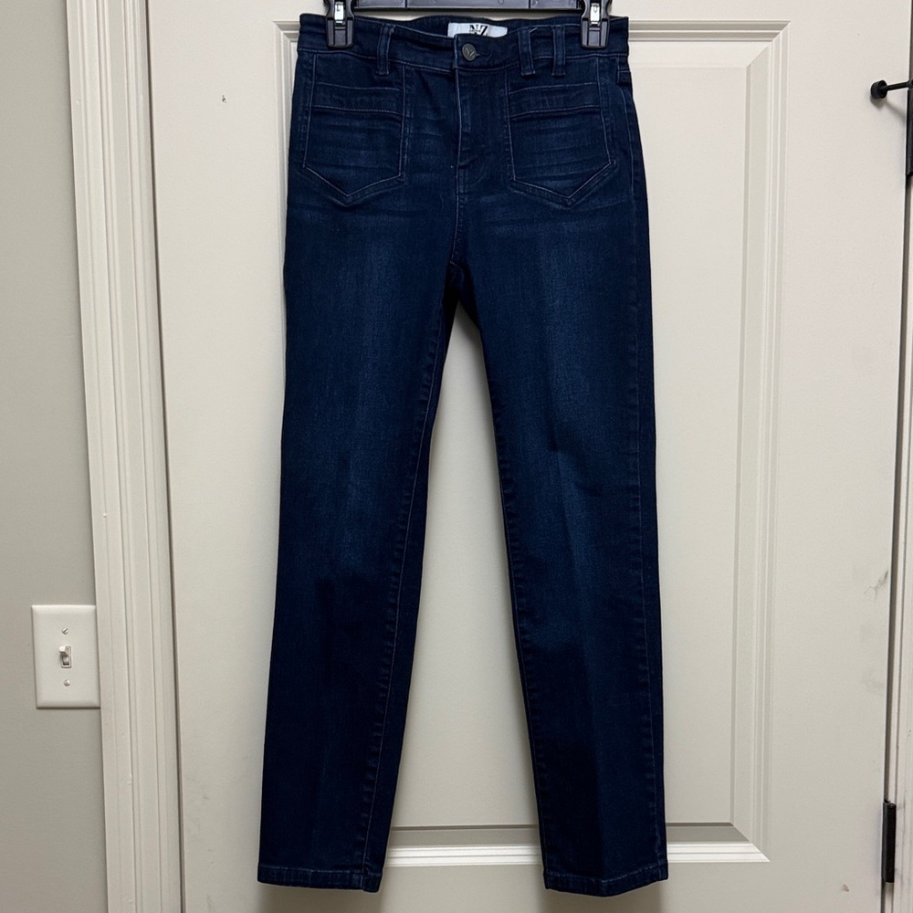 NIC+ZOE Dark Indigo Straight-Leg Jeans
